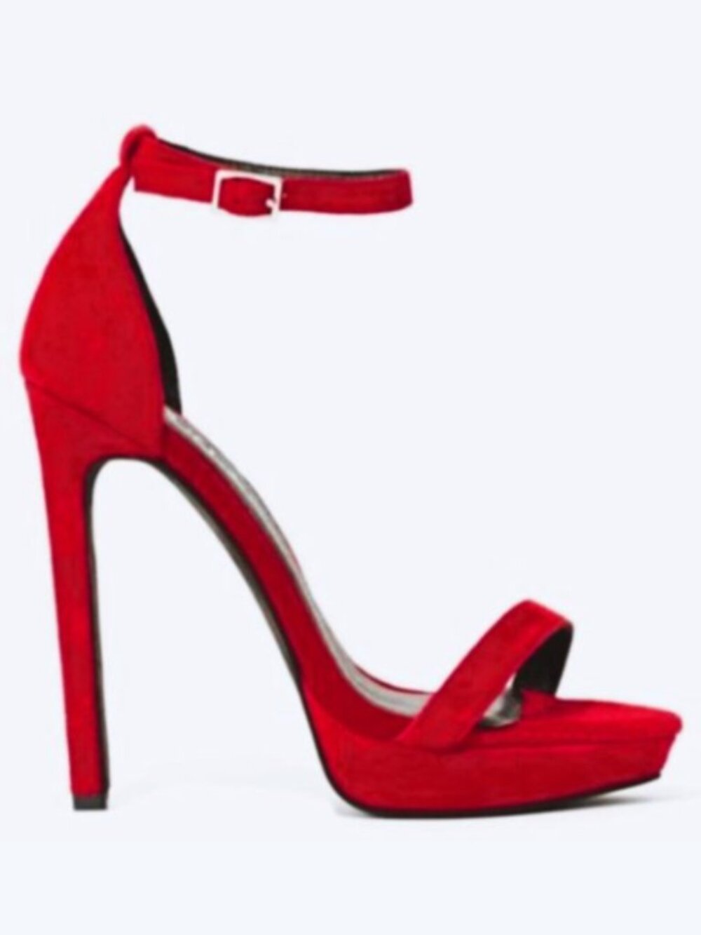 Jeffrey Campbell red FINOLA suede sandals 9